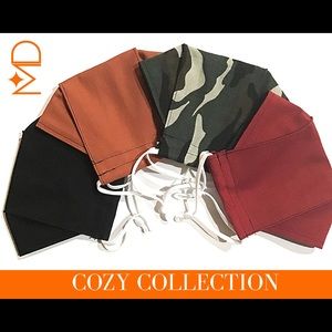 💎4-Pack 3-Layer 3-D Fall/Winter Face Masks